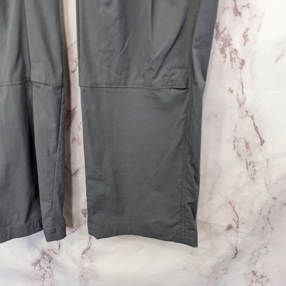 Columbia Pants Womens 16 R Roll Up Convertible Gray Nylon Hiking Camping Commute - Picture 4 of 13